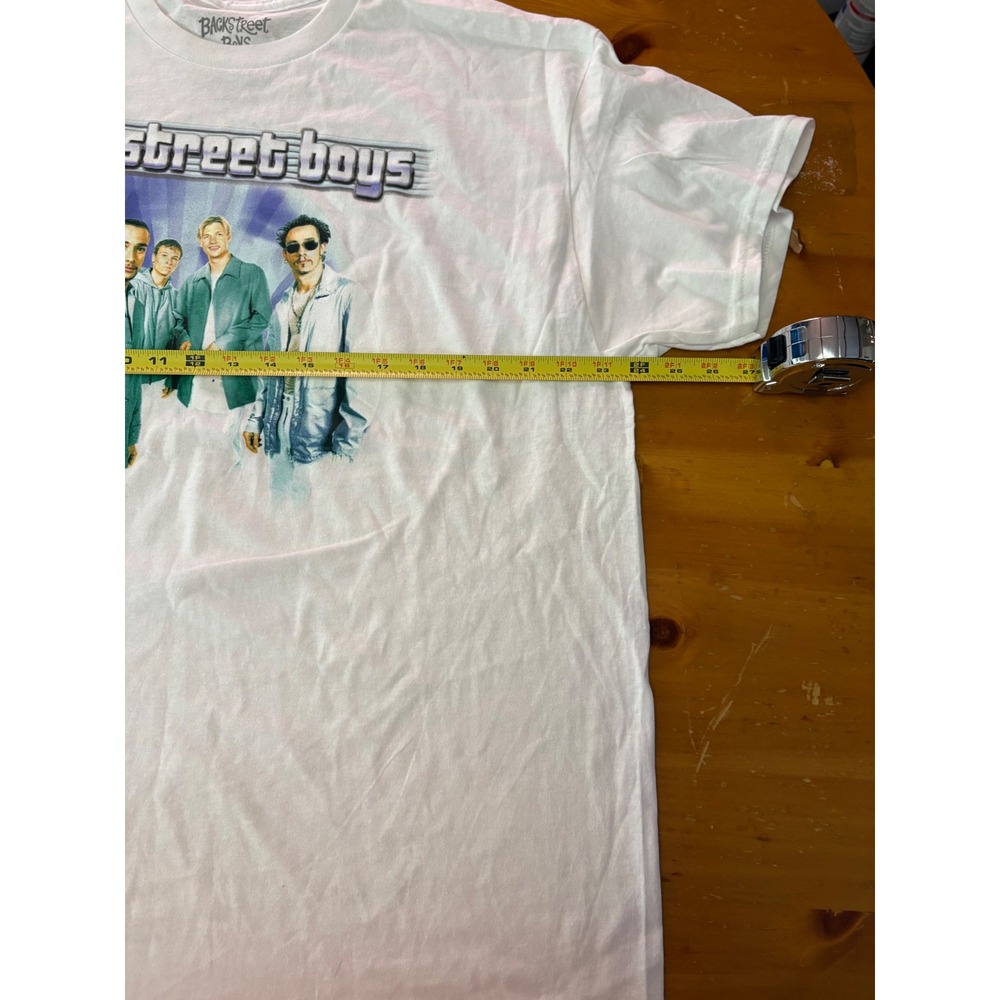 Backstreet Boys Millennium Graphic T-Shirt Mens L/XL White Music Band Tee 2021 - Picture 4 of 5